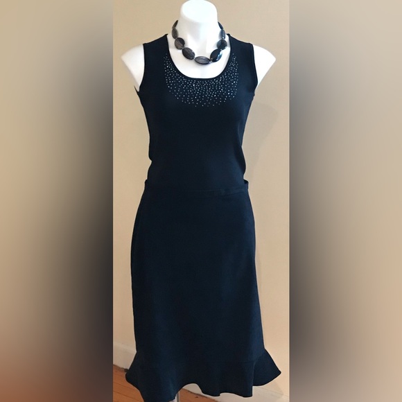 Inflations Black Maxi Back Small Flare At Bottom Light suede material Sz 12 - Picture 2 of 8